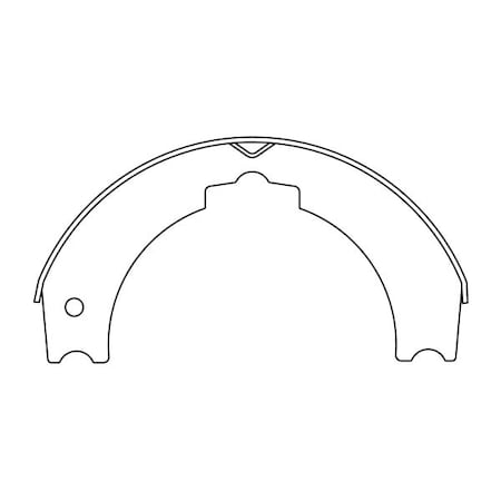 Centric Parts Centric Brake Shoes, 111.08420 111.08420